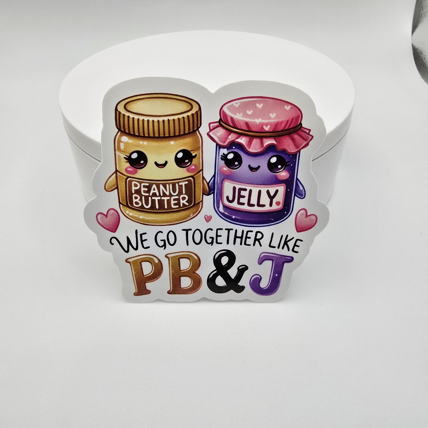 3" Vinyl Sticker: PB&J