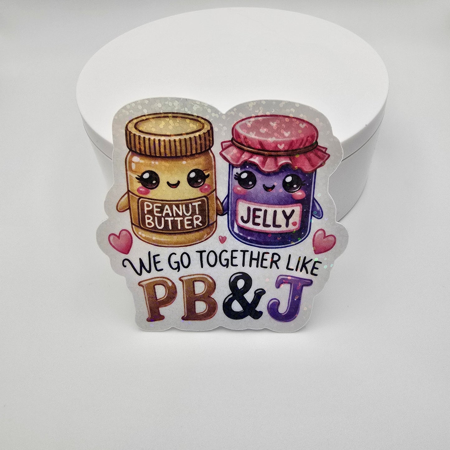 3" Vinyl Sticker: PB&J