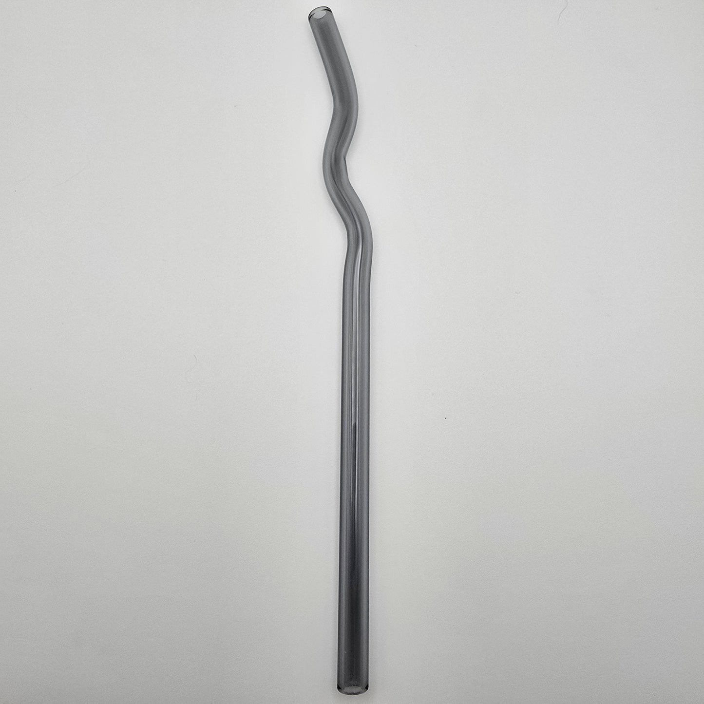 8" Wavy Glass straw